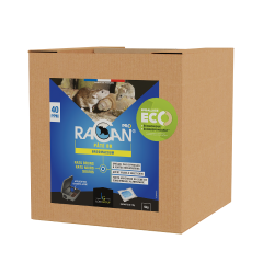 Raticide Racan pâte bf - Carton de 500 sachets de 10 gr - 40 PPM