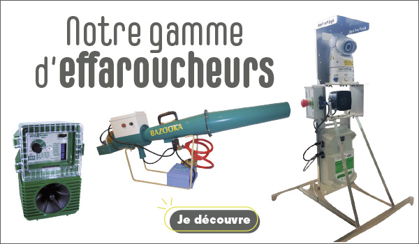 Découvrez notre gamme d'effaroucheurs